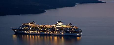 SANTORINI CRUCERO CELEBRITY ENCENDIDO